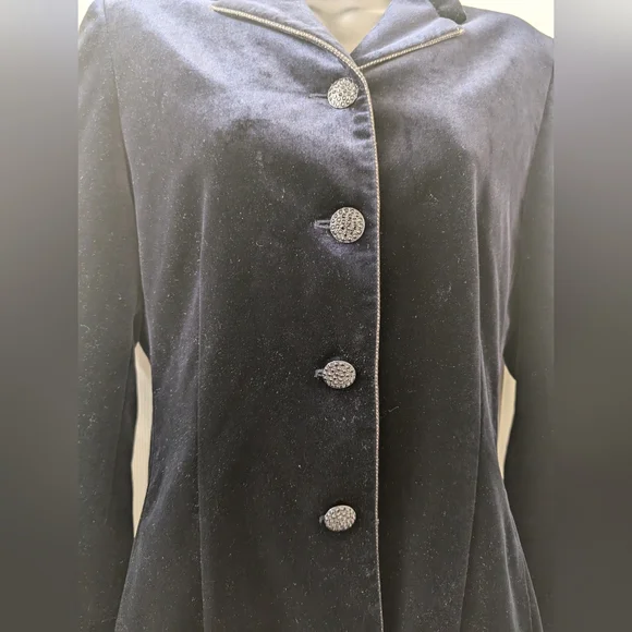 Akris Punto - Velvet Blazer Jacket - US: 8 - Picture 3 of 7